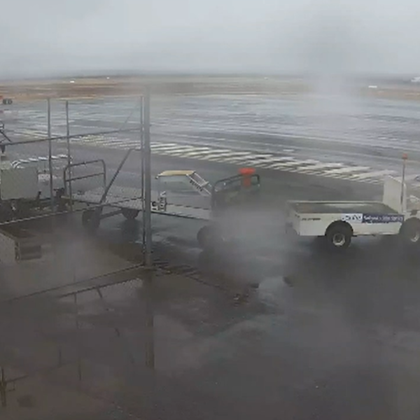 Figure 2: Weather at Paraburdoo during the landing roll of flight QF1616