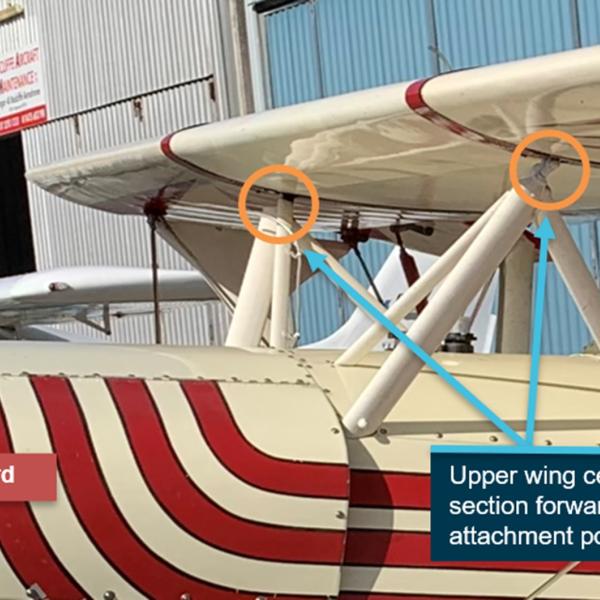 Figure 4: Upper wing centre section attachment