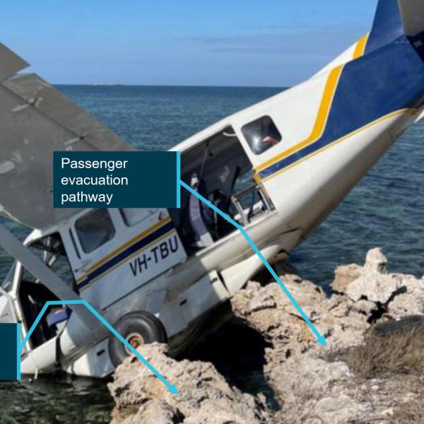 VH-TBU accident site