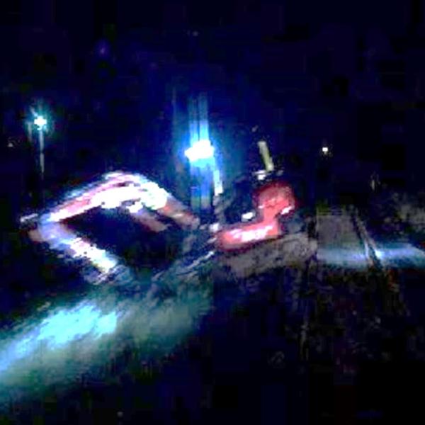 Image from train 1898’s front-of-train camera