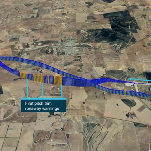 Image of flight path