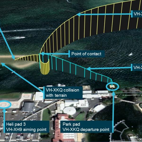 Helipad configuration at Sea World on 2 January 2023