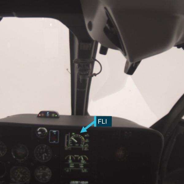 View from cockpit showing wall of cloud