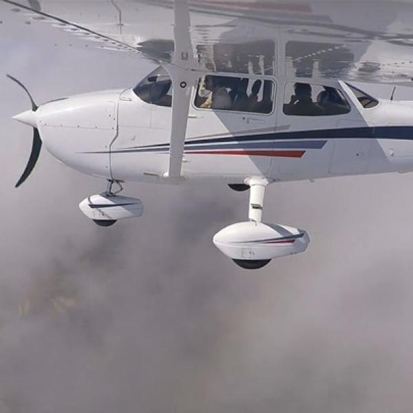 Visual pilots should make early decisions to turn back, divert or hold in an area of good weather (note, not the incident aircraft)