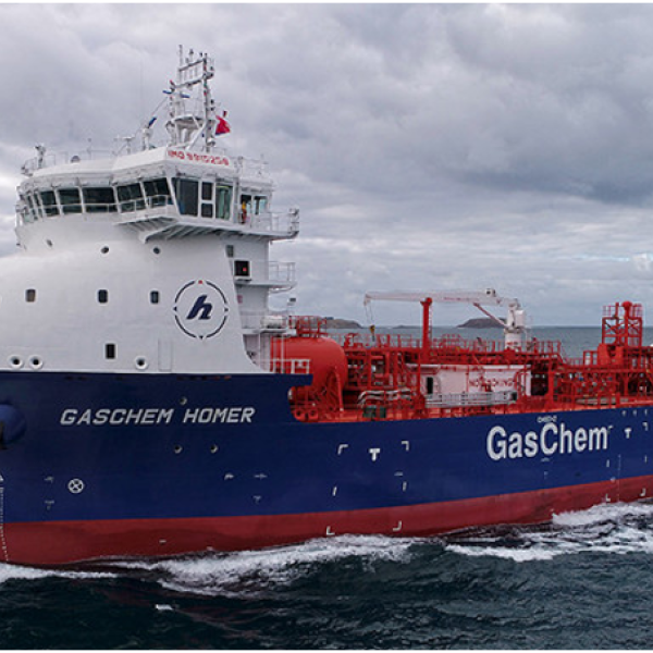The 100-metre, Liberian-flagged Gaschem Homer