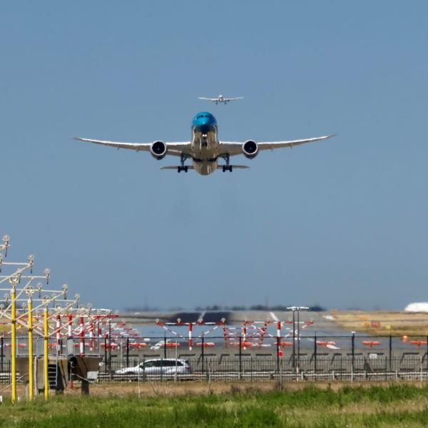 Image of an aircraft taking off