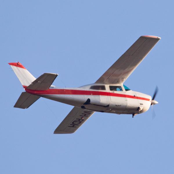 Accident aircraft inflight