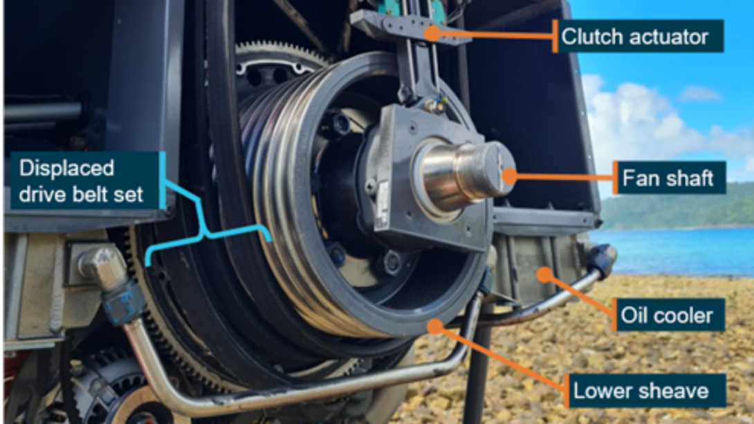 Drive system failure and forced landing, involving Robinson Helicopter Company R44 Clipper II, VH-SXC, 1 km west of Hamilton Island, Queensland on 3 February 2021
