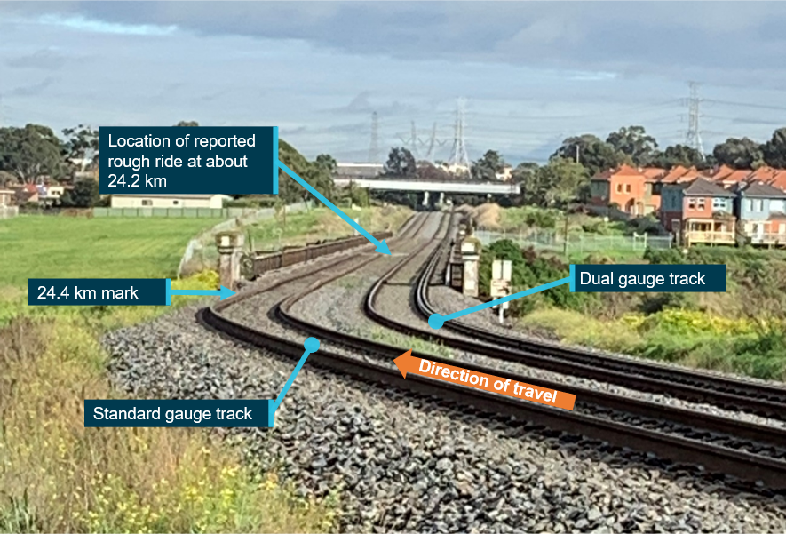 Figure 4: Moonee Ponds Creek Bridge, looking west towards Melbourne