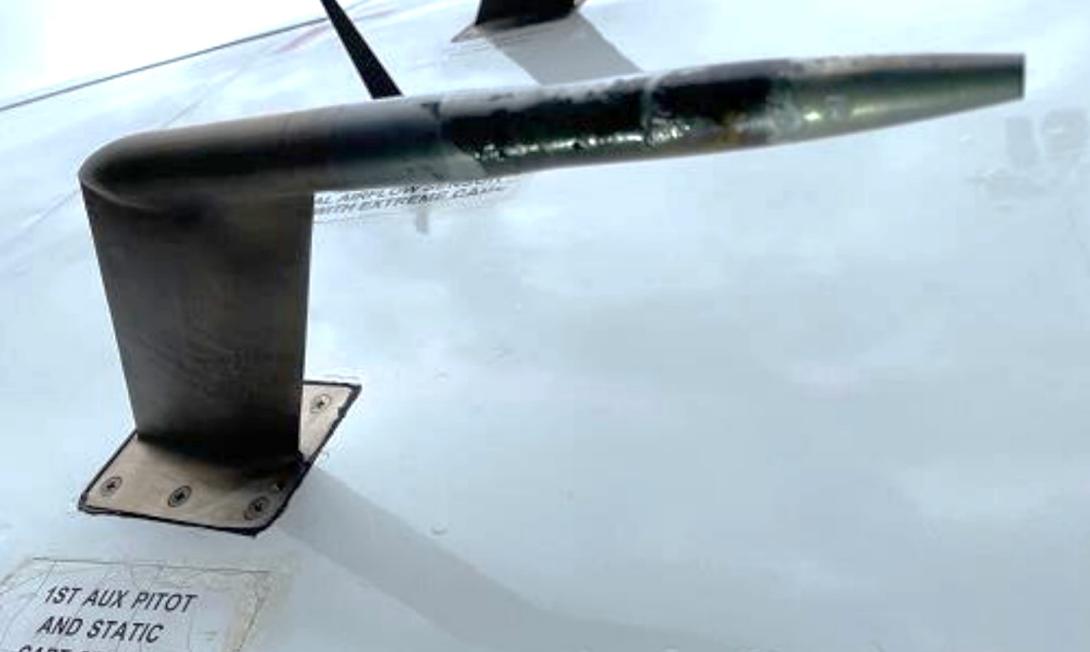 A pitot probe.