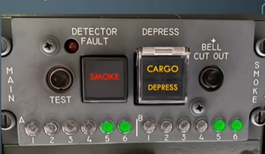 Figure 1: Main deck cargo smoke detector panel