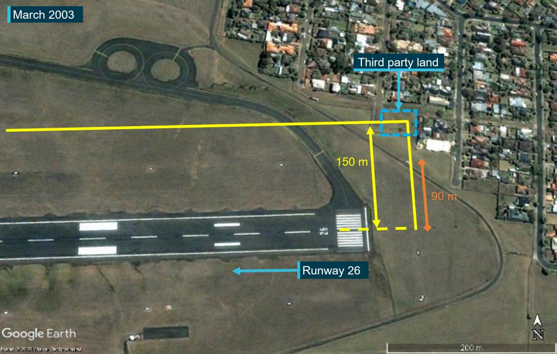 Figure 12: Approximate location of land owned by third parties