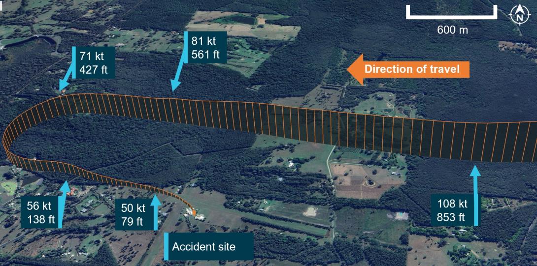 Figure 1: Approach to Greenfields airstrip