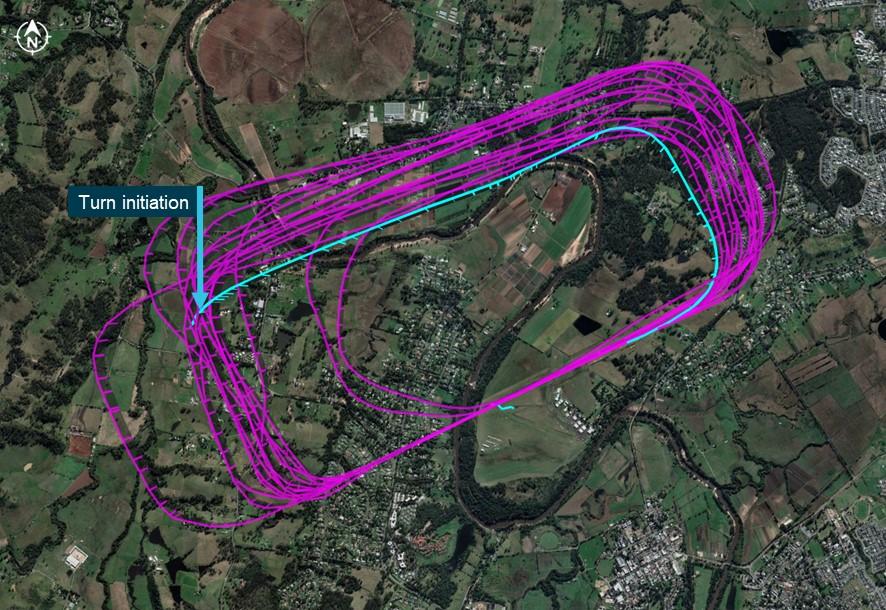 Figure 5: Previous circuit flights flown by the accident pilot