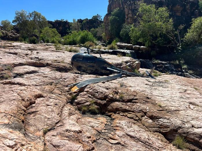 Figure 1: Helicopter accident site