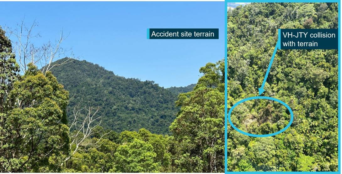 Figure 5: Accident site terrain