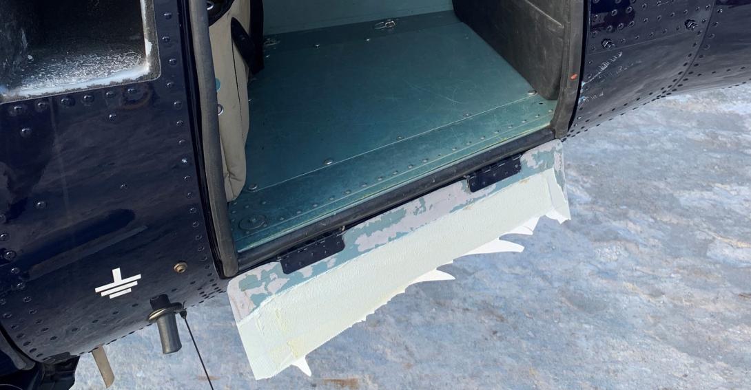 Figure 1: Damage to cargo door