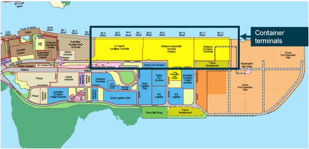 Figure 11: Fisherman Islands container berths