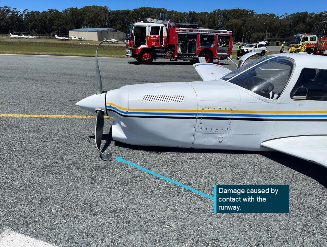 Figure 1: Aircraft damage