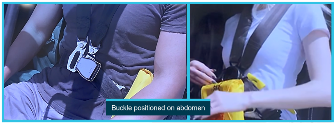 Figure 52: Still images from Sea World Helicopters passenger safety briefing video