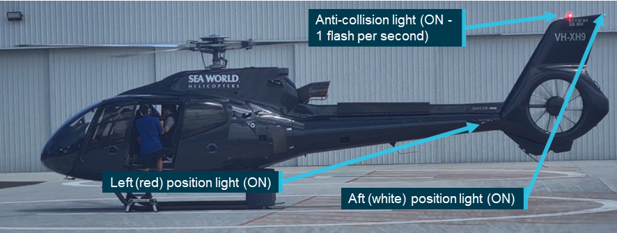 Figure 7: XH9 lighting configuration