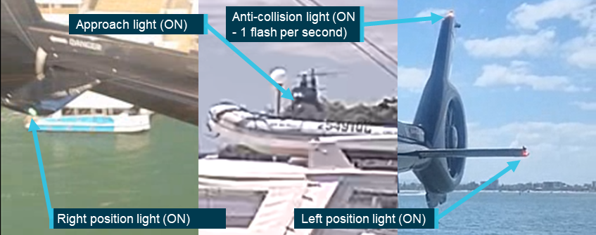 Figure 8: VH-XKQ lighting configuration