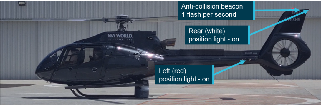 Figure 2: XH9 lighting configuration
