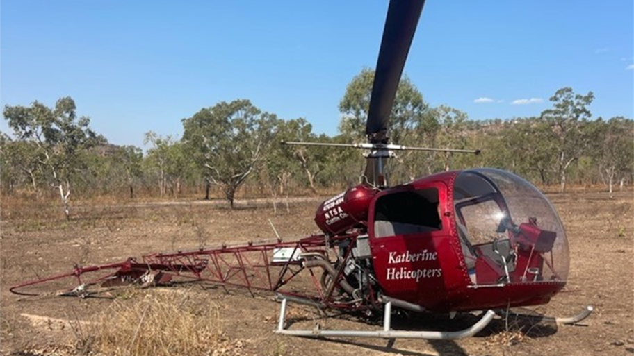 Helicopter accident site