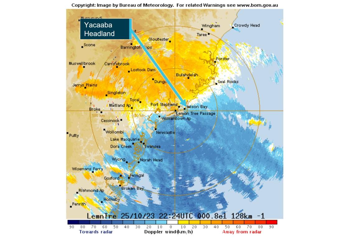 Figure 12: Doppler wind image