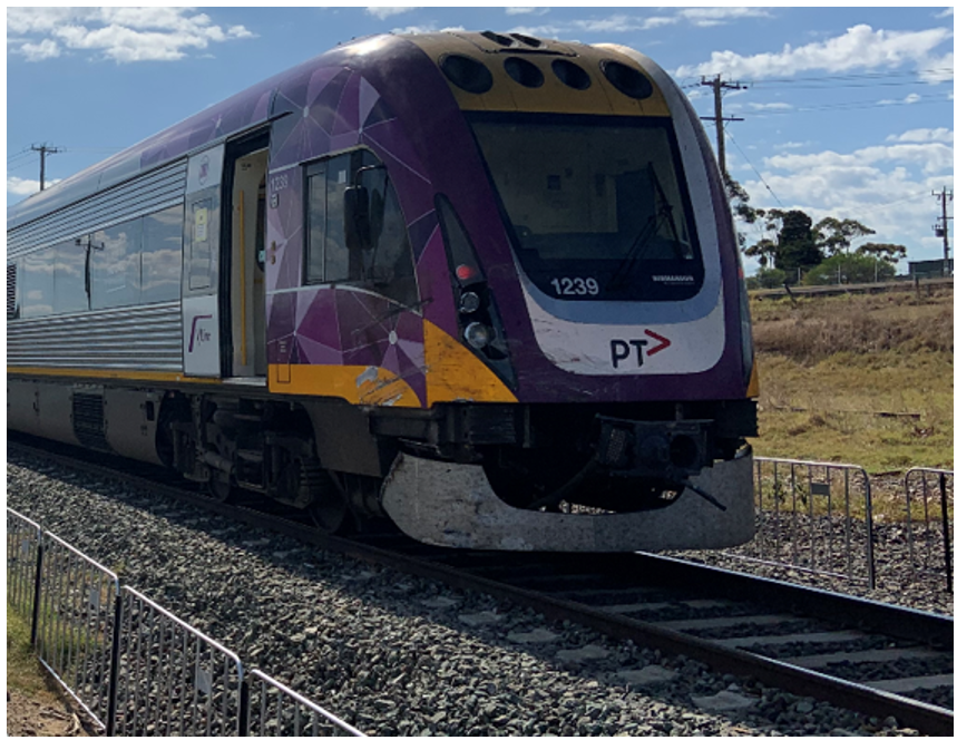 Figure 9: Damage to the front of train 7727