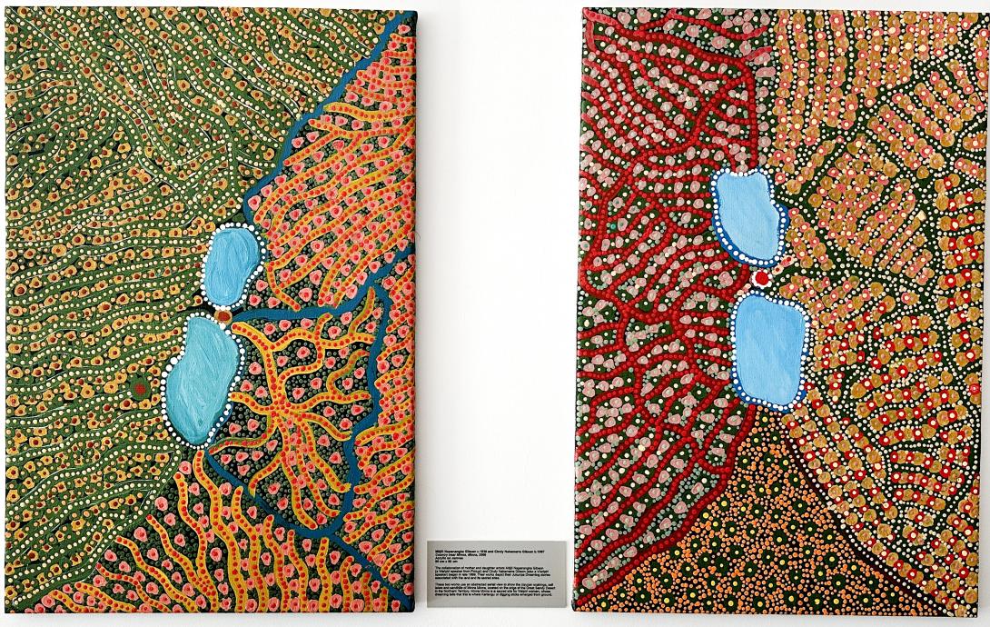 Country near Minna, Minna, 2000 by Mitjili Napanangka Gibson c.1930 and Cindy Nakamarra Gibson b.1967