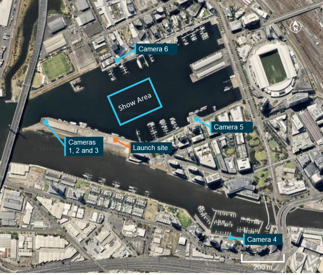 Figure 18: CCTV cameras around Docklands