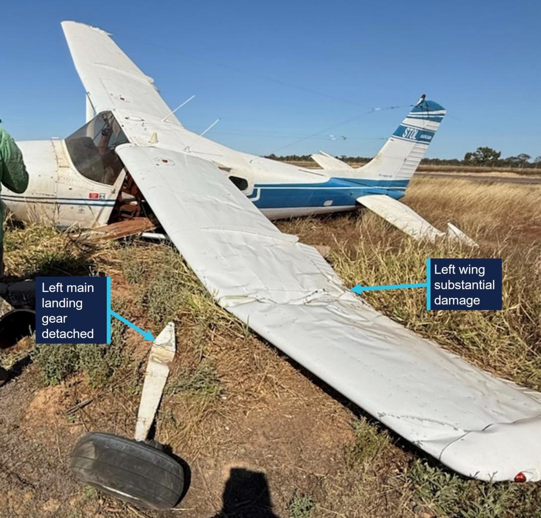 Figure 1: Aircraft damage