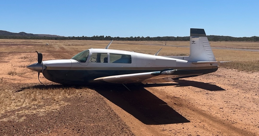 Figure 1: Aircraft post-accident