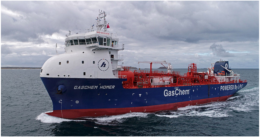 The 100-metre, Liberian-flagged Gaschem Homer