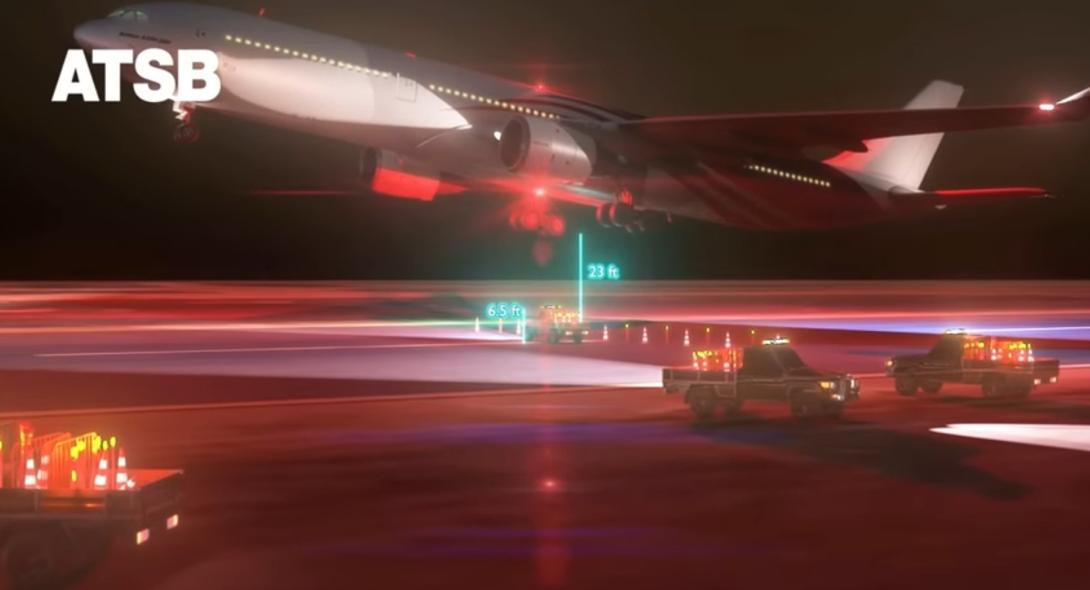 ATSB video screen capture